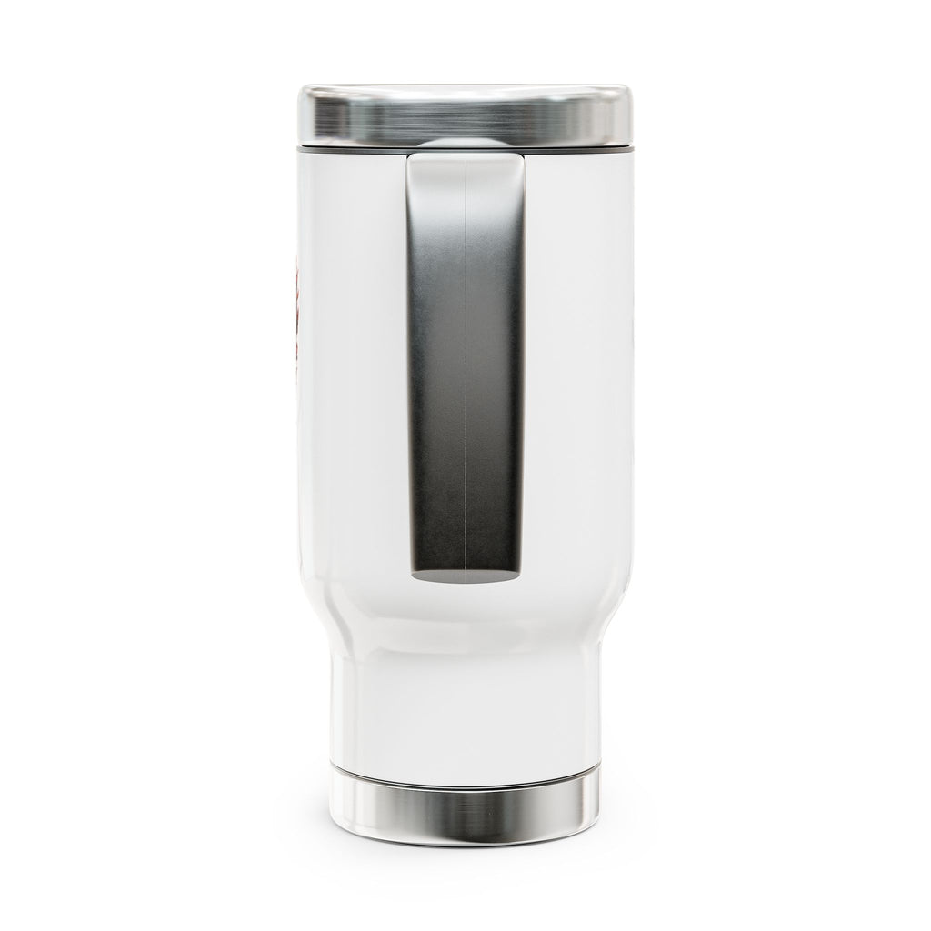 Face Melter Club Skull Travel Mug — 14oz Stainless Steel Insulated Handle Mug